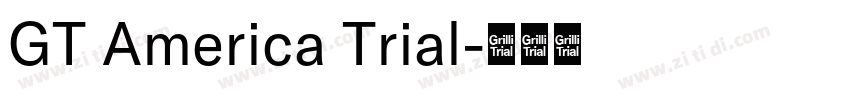 GT America Trial字体转换